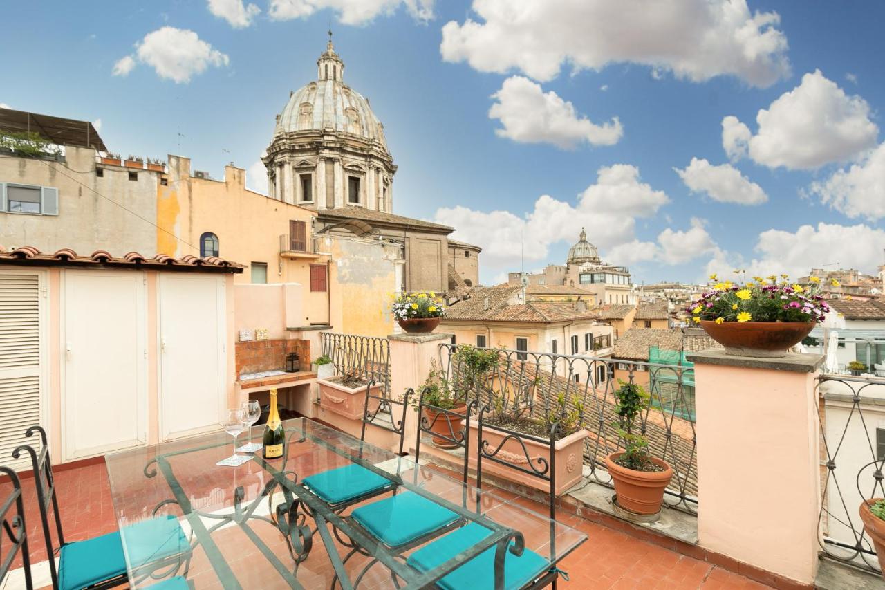 Rooftop Campo Dei Fiori Rom Exteriör bild